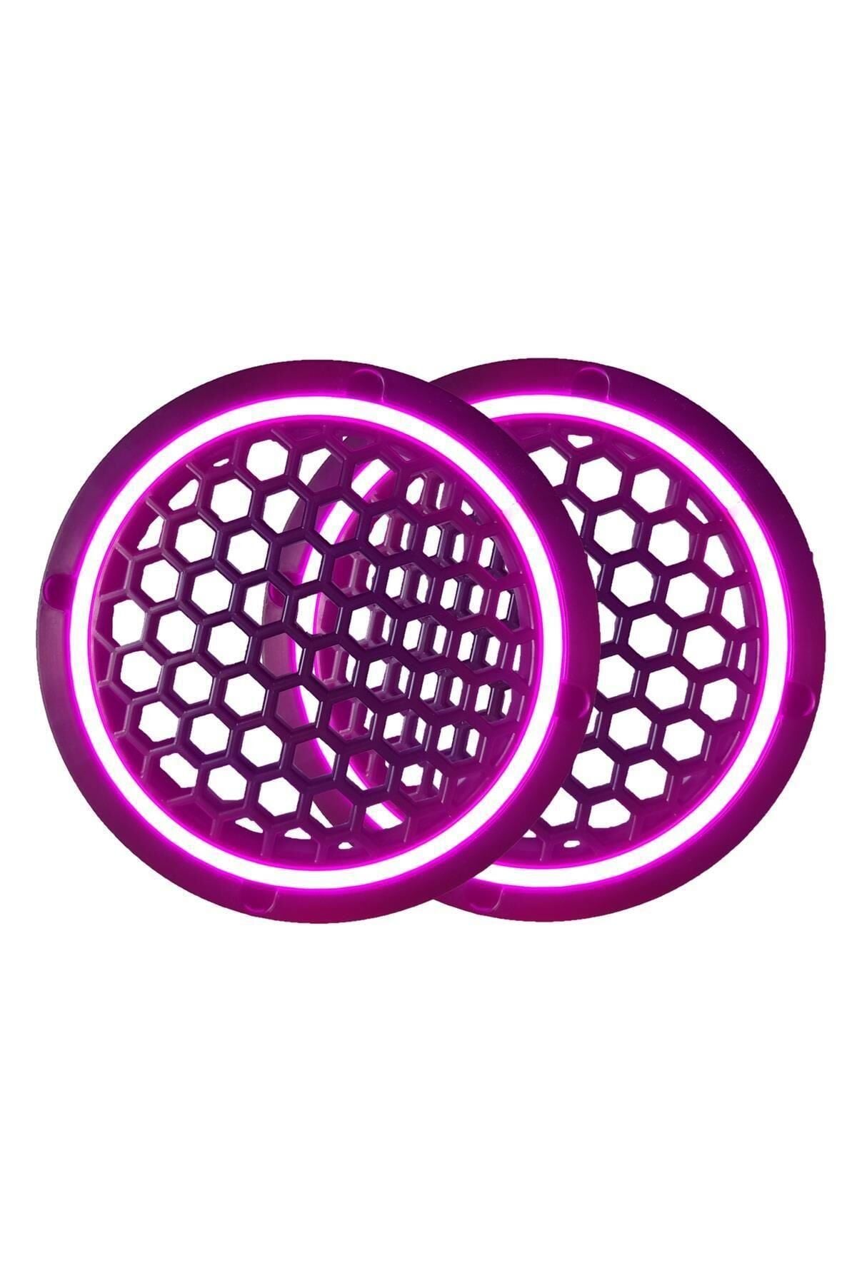 OTO HOPARLÖR MONTAJ KAPAĞI 16CM NEON IŞIKLI 2'Lİ TAKIM