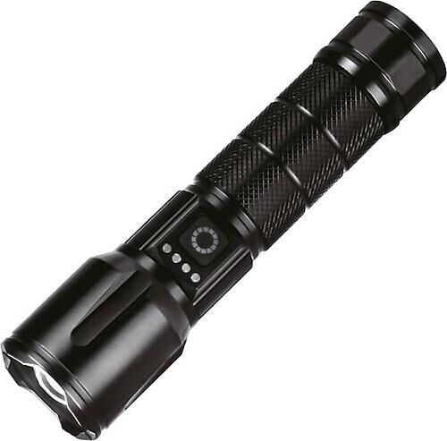 PANTHER PT-4111 USB ŞARJLI ZOOM LU 1X18650 PİLLİ 1500 LÜMEN EL FENERİ