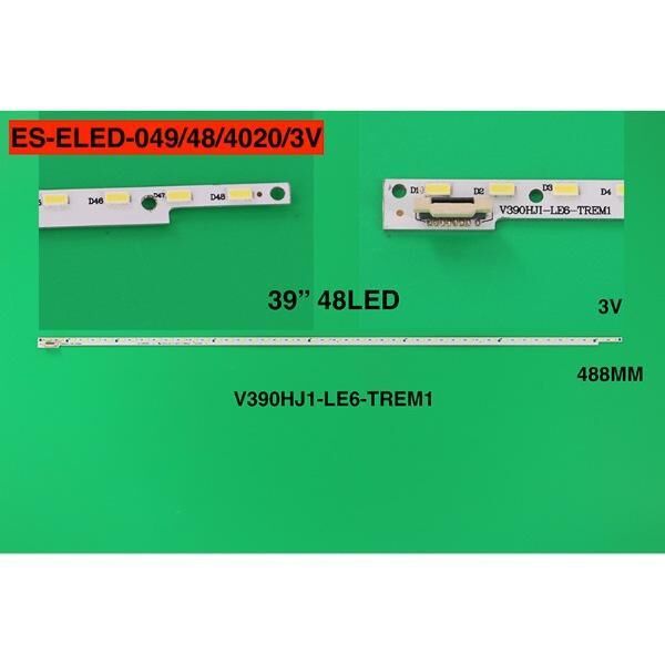 TV LED BAR 898 1 Lİ ÇUBUK-V390HJ1-LE6-TREM1 G39 LB M330 G39LBM330-ELED049-WİNKEL
