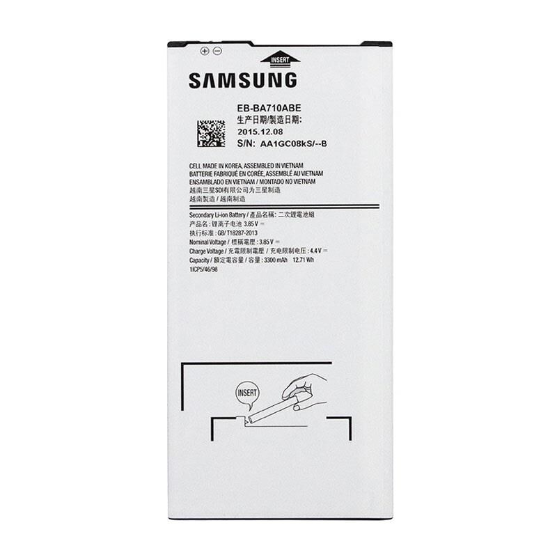 CEP TEL BATARYA SAMSUNG A710 A7 2016 - J7 PRİME - J4 PLUS KVK SERVİS ORJİNAL