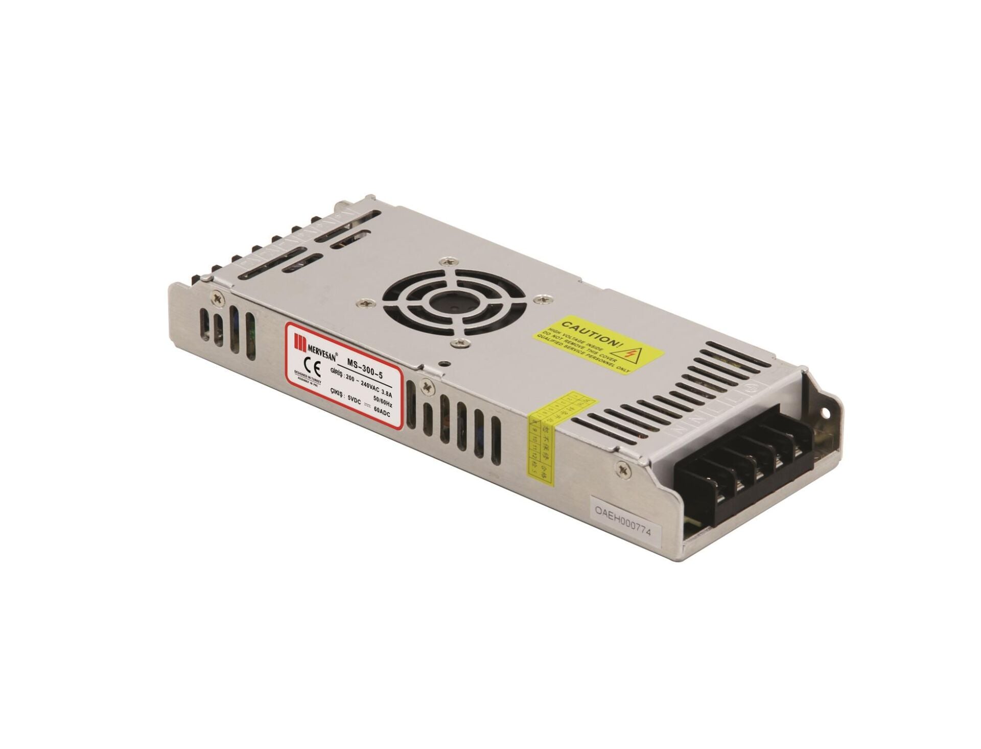 5 VOLT 60 AMPER METAL KASA ADAPTÖR MERVESAN MT-300-5