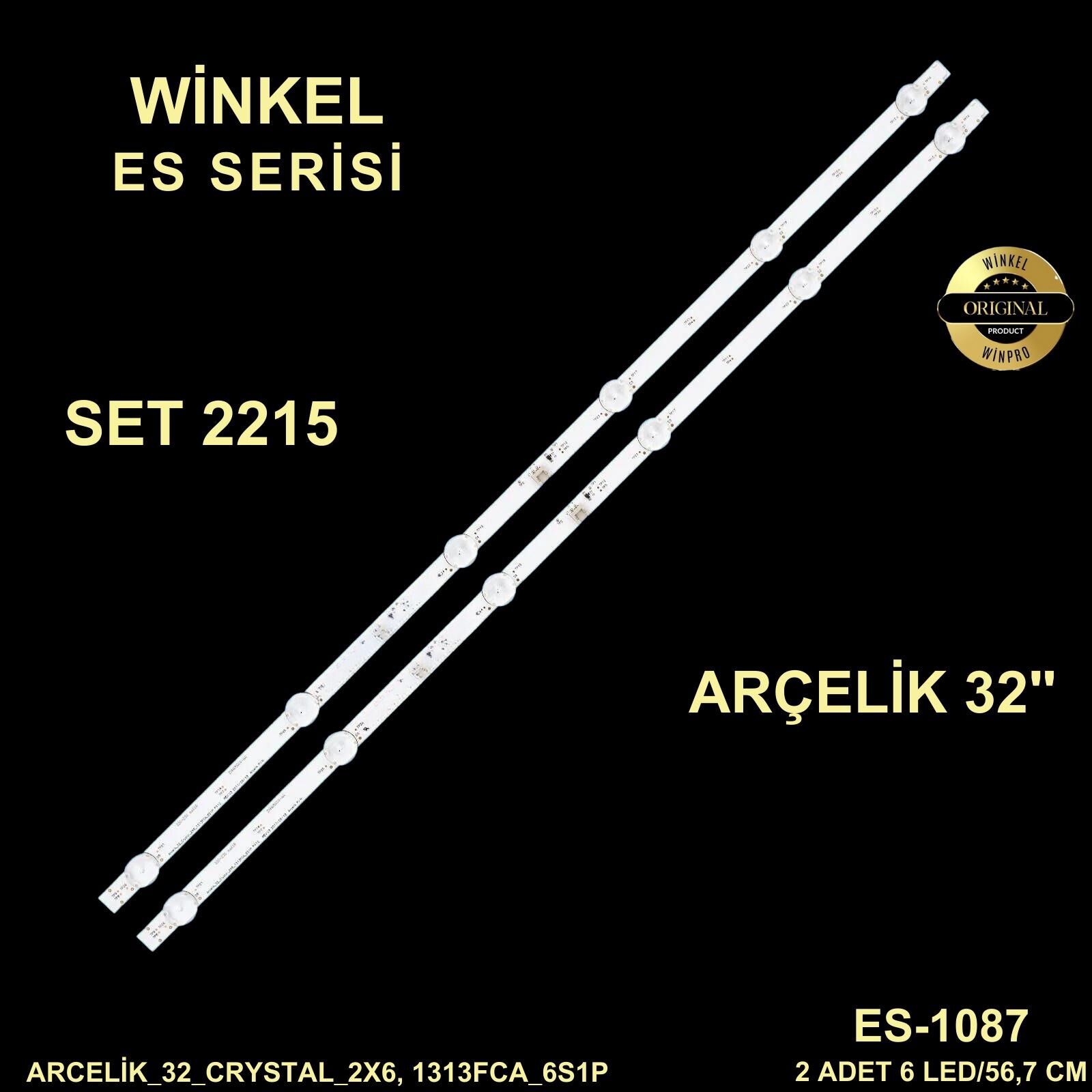 TV LED BAR 2215 TAKIM 2 Lİ-A32L6760-32VLE630-32VLE6730-32CLE6745-32CLE6845-E1087-WİNKEL