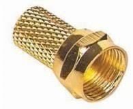 F KONNEKTÖR RG 6 ALTIN BOLSAT 21mm