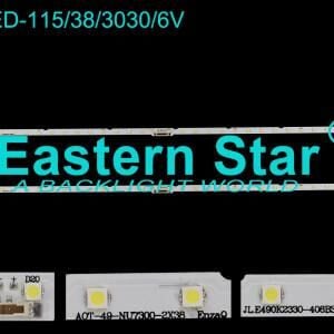 TV LED BAR -2217 2 Lİ ÇUBUK-UE49NU7300-UE49NU7670-UE49NU7100U-UE49NU7500U-ELED115-WİNKEL