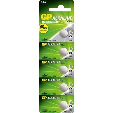 GP LR 44-A 76-AG13-DÜĞME PİL 1.5 VOLT-5 Lİ KART