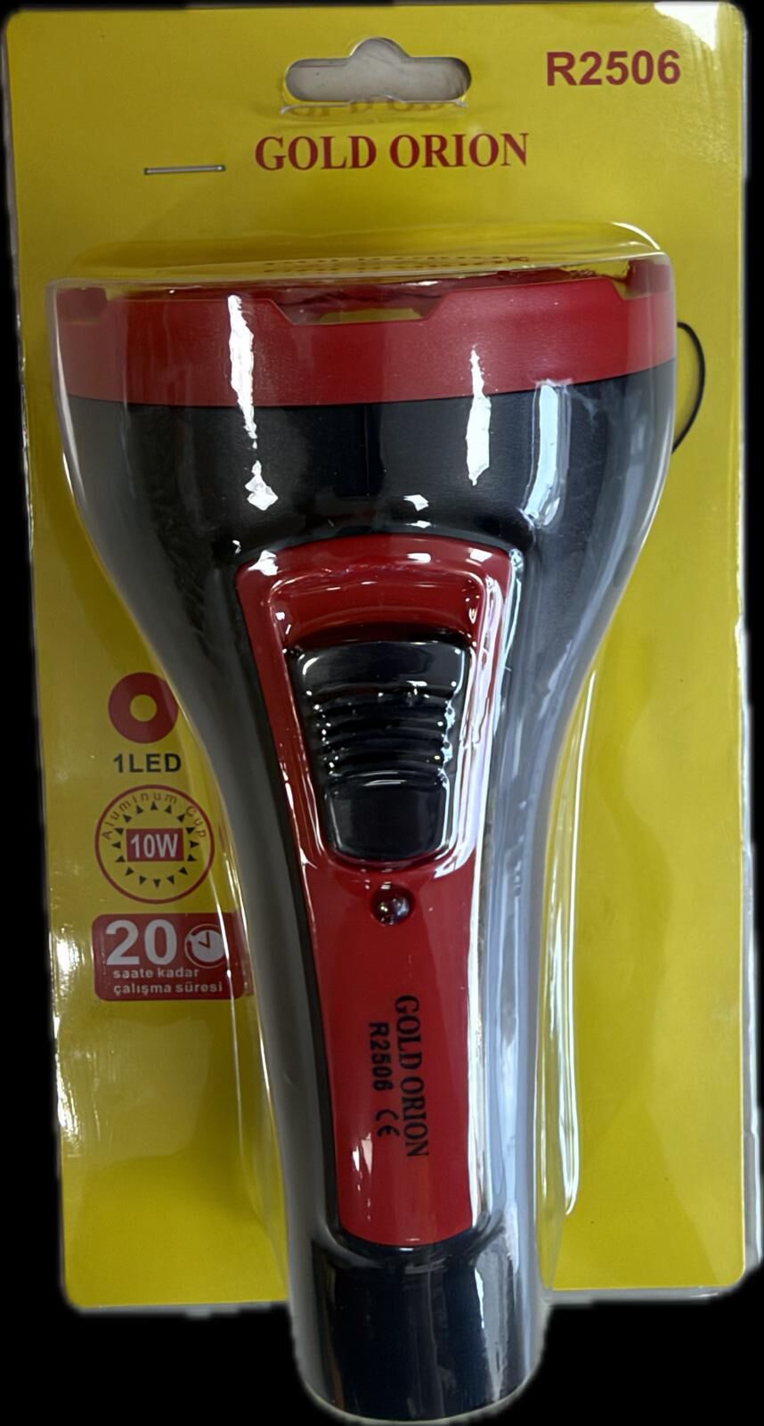 GOLDORION R2506-10 WATT 220 VOLT ŞARJLI KAMBUR EL FENERİ