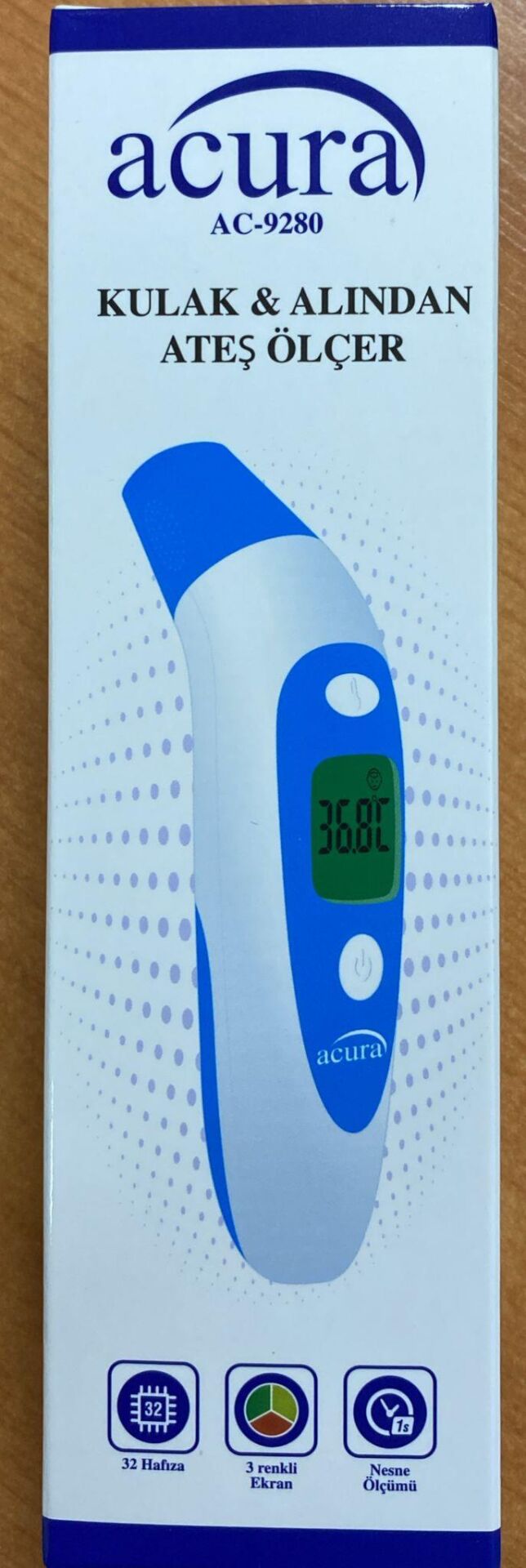 ACURA AC-9280 KULAKTAN  & ALINDAN ATEŞ ÖLÇER