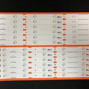 TV LED BAR 2054 TAKIM 12 Lİ-2015ARC490-A49L-49VLE 5537 BG-A49L 5531-C235-GEN-256-WİNKEL