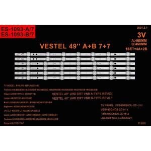 TV LED BAR -2221 TAKIM 6 LI-49PUS6031-49UB8300-49R6010-49UB7800-49UB8600-C367-E1093-WİNKEL