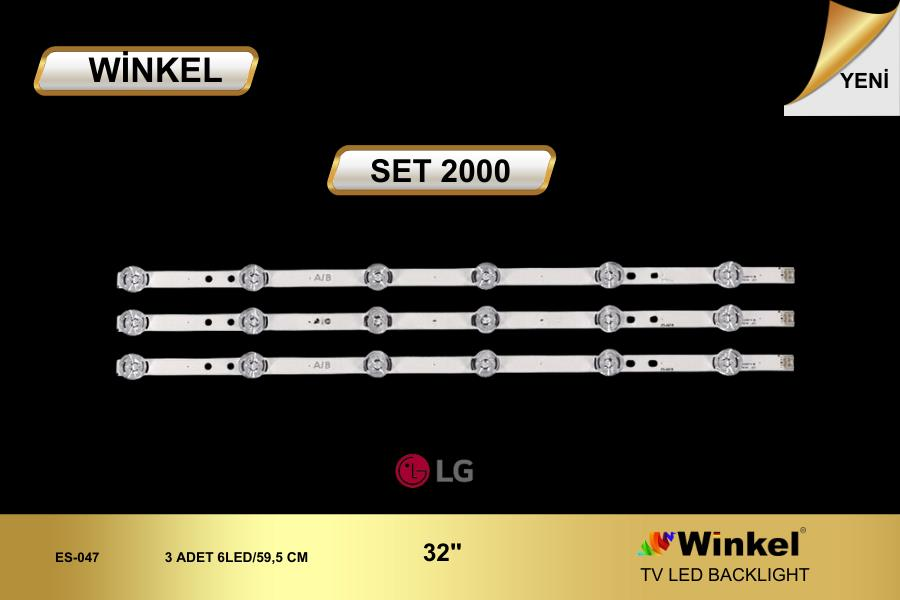TV LED BAR 2000 TAKIM 3 LÜ-32MB25HM-6916L-1974A,32B5600,32LB550,32LB5610-C252-253-E047