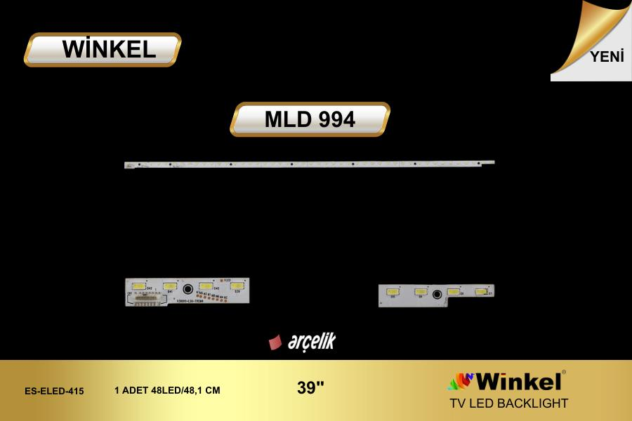 TV LED BAR 994 1 Lİ ÇUBUK-39LE752V-39LE652V-A39-LB-M330-WİNKEL