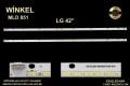 TV LED BAR 851 1 Lİ ÇUBUK-42PF8080-42LA640--ELED004-WİNKEL
