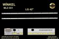 TV LED BAR 851 1 Lİ ÇUBUK-42PF8080-42LA640--ELED004-WİNKEL