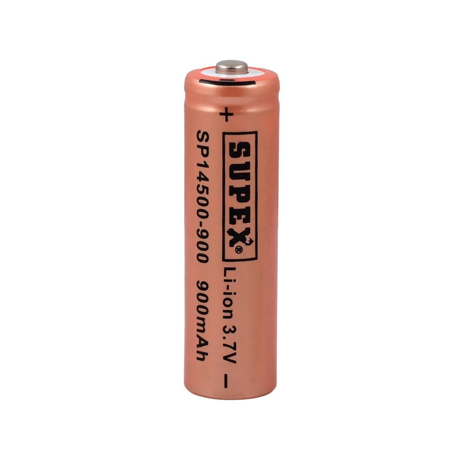 14500--900MA 3,7 VOLT LİTYUM BAŞLIKLI PİL SUPEX