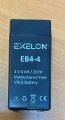 4 VOLT 4 AMPER AKÜ EXELON-ÖLÇÜLER 45*45*10 mm.460 GRAM