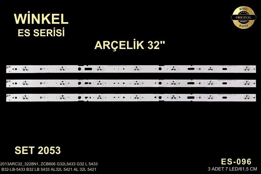 TV LED BAR 2053 TAKIM 3 LÜ-A32LB5433-A32LW5433-LSC320AN02-LCD329-ES-096-WİNKEL