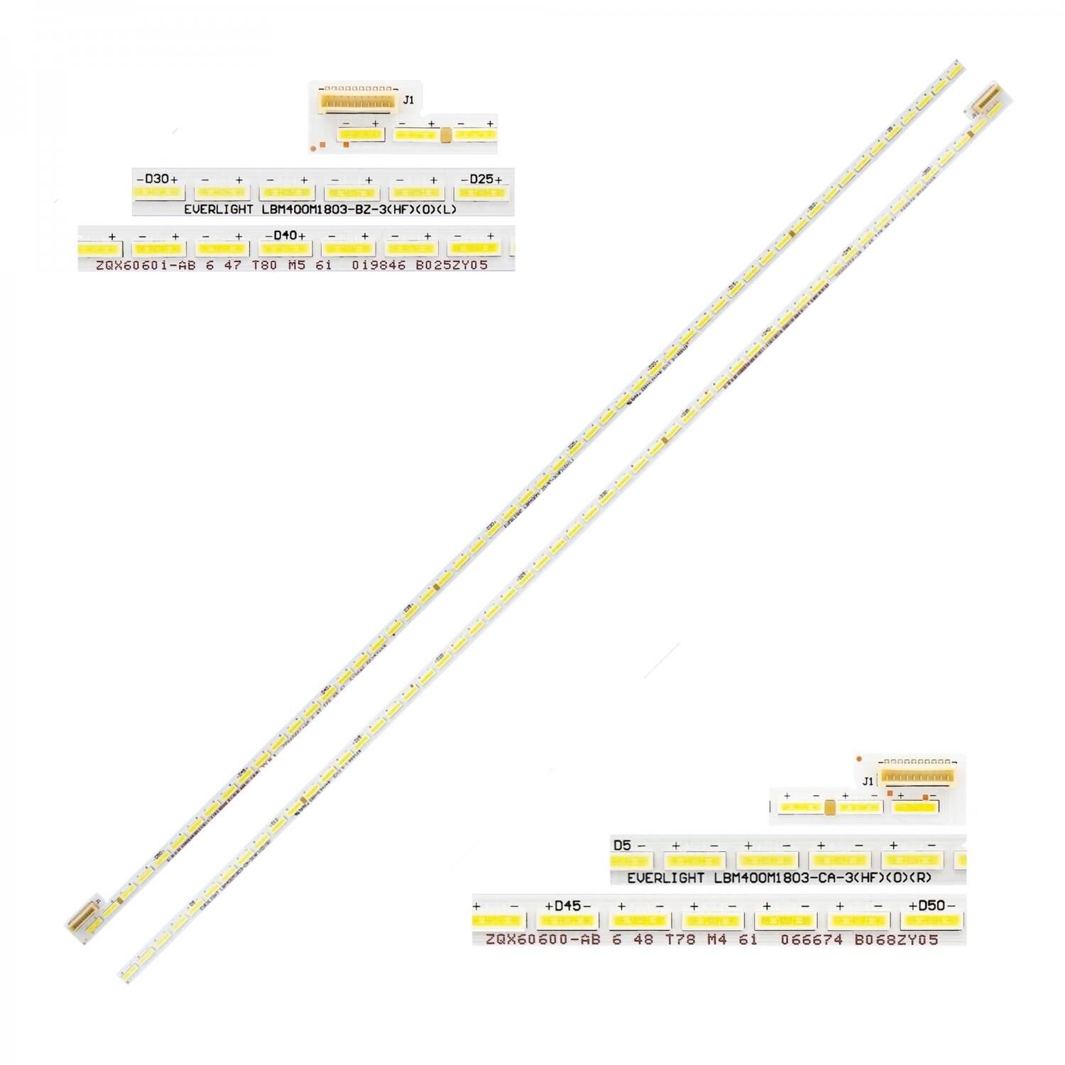 TV LED BAR -2412 2 Lİ ÇUBUK-A49L8652-A49L9672-A49L9672-A49L968-ELED-342-WİNKEL