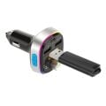 S-link SL-BT601 BT 5.3V Led Ekranlı TF, BT, USB Destekli 2 USB 2.4V 1 Type C FM Modülatör