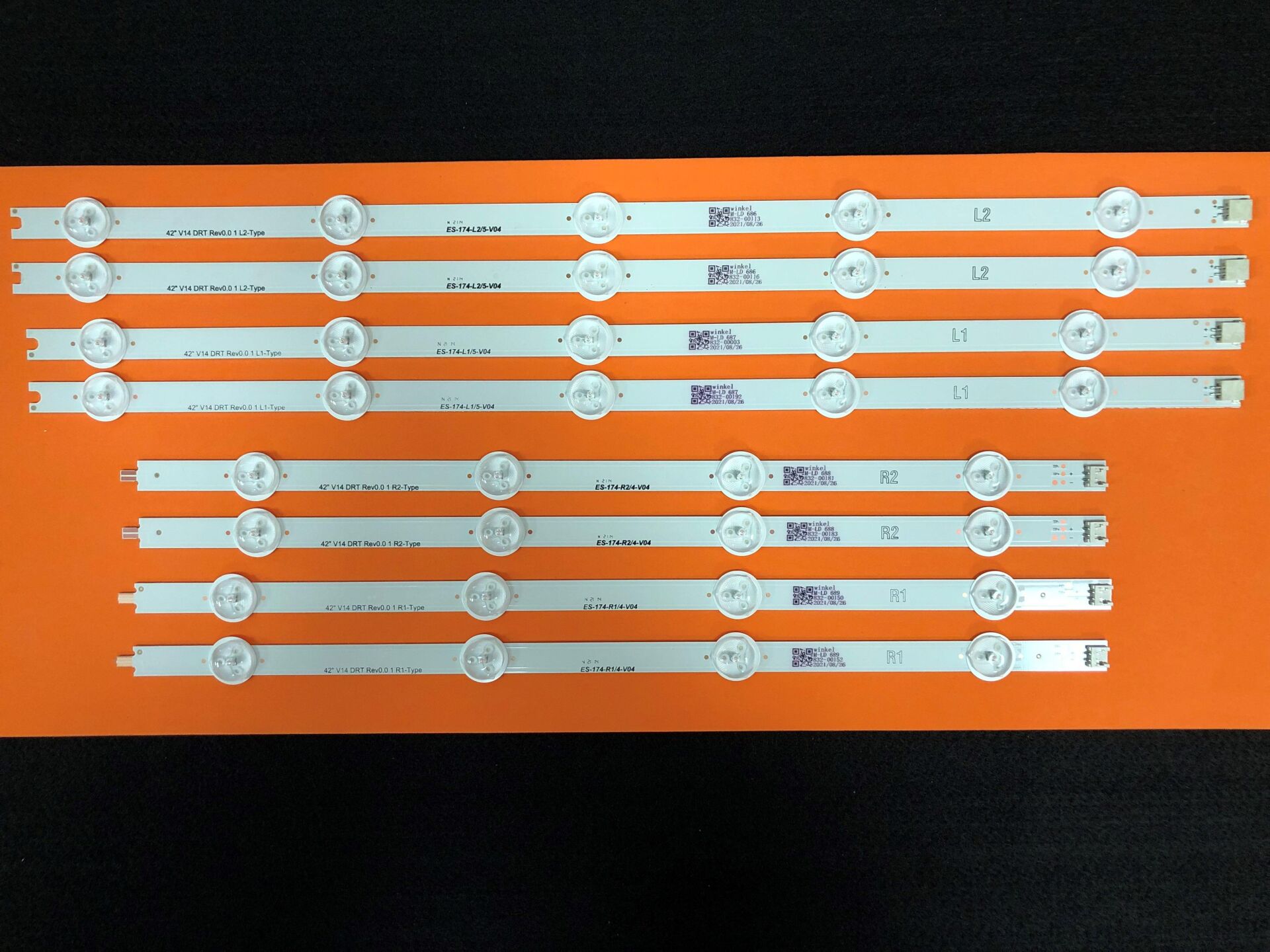 TV LED BAR 2060 TAKIM 8 Lİ-42PFK6309-42PFK5209-LC420DUN-ES-174-WİNKEL
