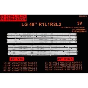 TV LED BAR 2087 TAKIM 8 Lİ 49UH610V-2708A-6916L-2707A-2706A, 6916L-2705A GEN-1030