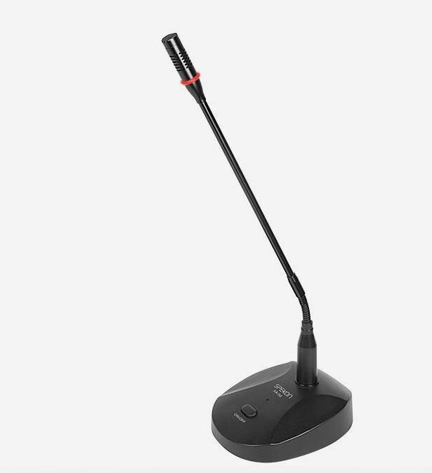 SPEKON SA-50N 500 OHM KABLOLU PİLLİ 80 Hz-14 kHz, 35 dB IŞIKLI KÜRSÜ MİKROFONU