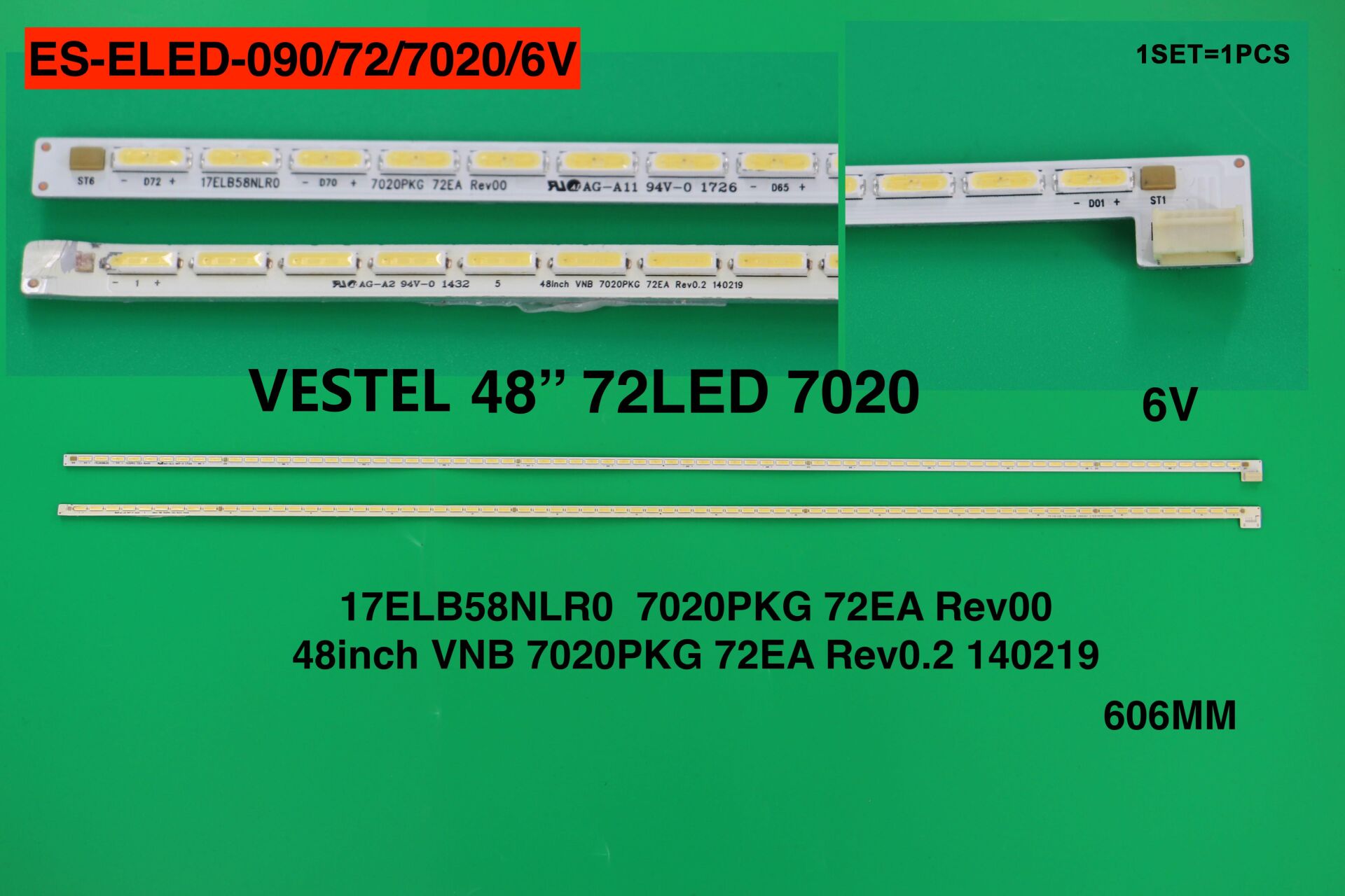TV LED BAR 823 1 Lİ ÇUBUK-48FA7500-48HL690-48FA8500-48PF8175-48FA7550-ELED090-WİNKEL
