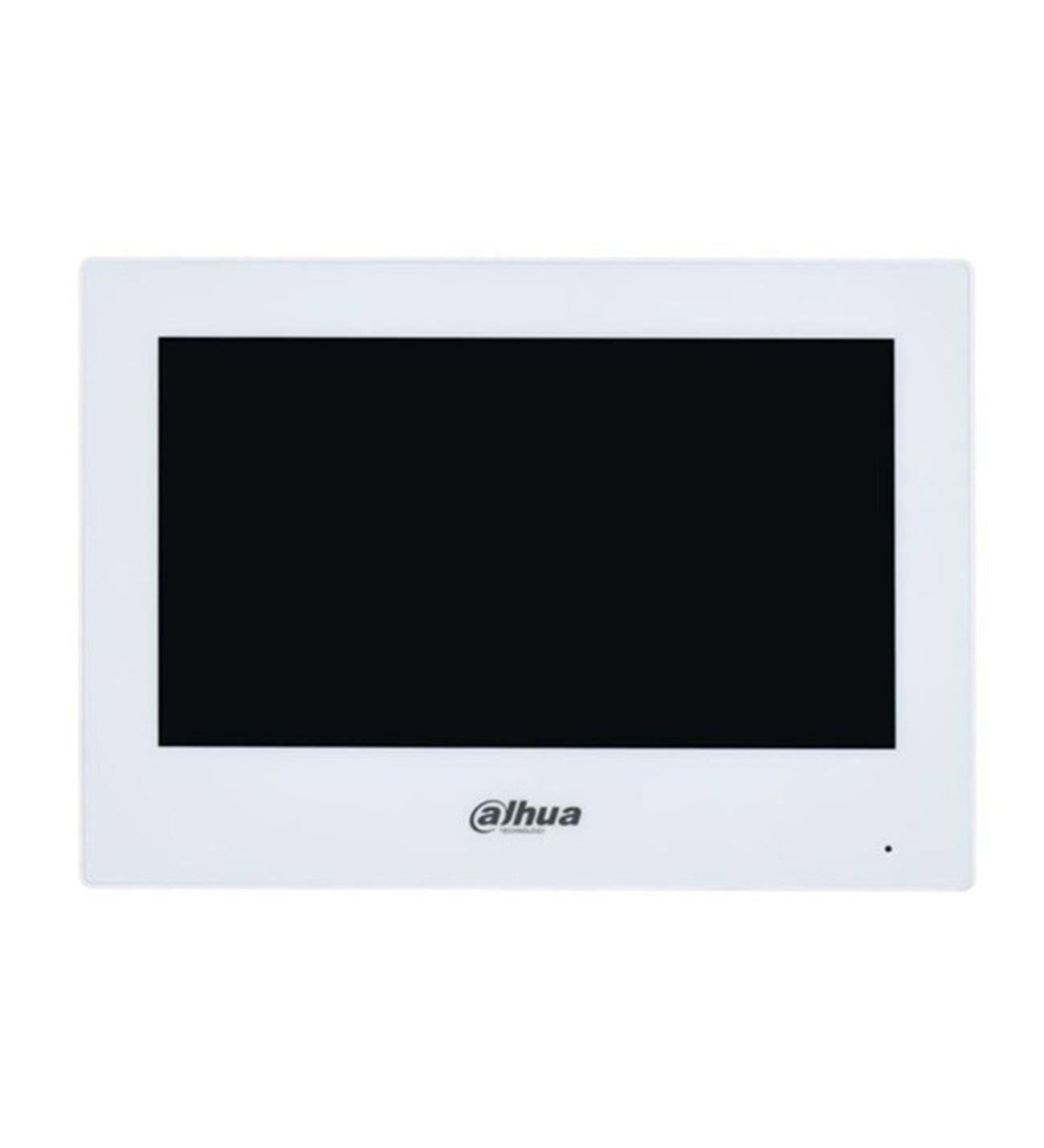 Dahua VTH2621GW-P 7'' TFT Villa Tip Kapasitif Dokunmatik Ekran, 1024 × 600. Beyaz