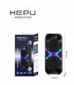 HEPU HP-960 RGB IŞIKLI 2X4''  2X10CM BLUETOOTH USB MÜZİK KUTUSU