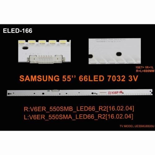 TV LED BAR 2264 2 Lİ ÇUBUK-55KU7500-55MU7500-55MU7400-ELED 166-WİNKEL