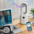 HEPU HP-F29 Sessiz Pervanesiz 360° Döner USB Şarjlı Masaüstü Fan – Bluetooth Hoparlörlü