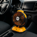 HEPU HP-F878 8'' 20CM Kablosuz Otomatik Masaüstü Fan – 7200mAh Yüksek Kapasiteli Batarya