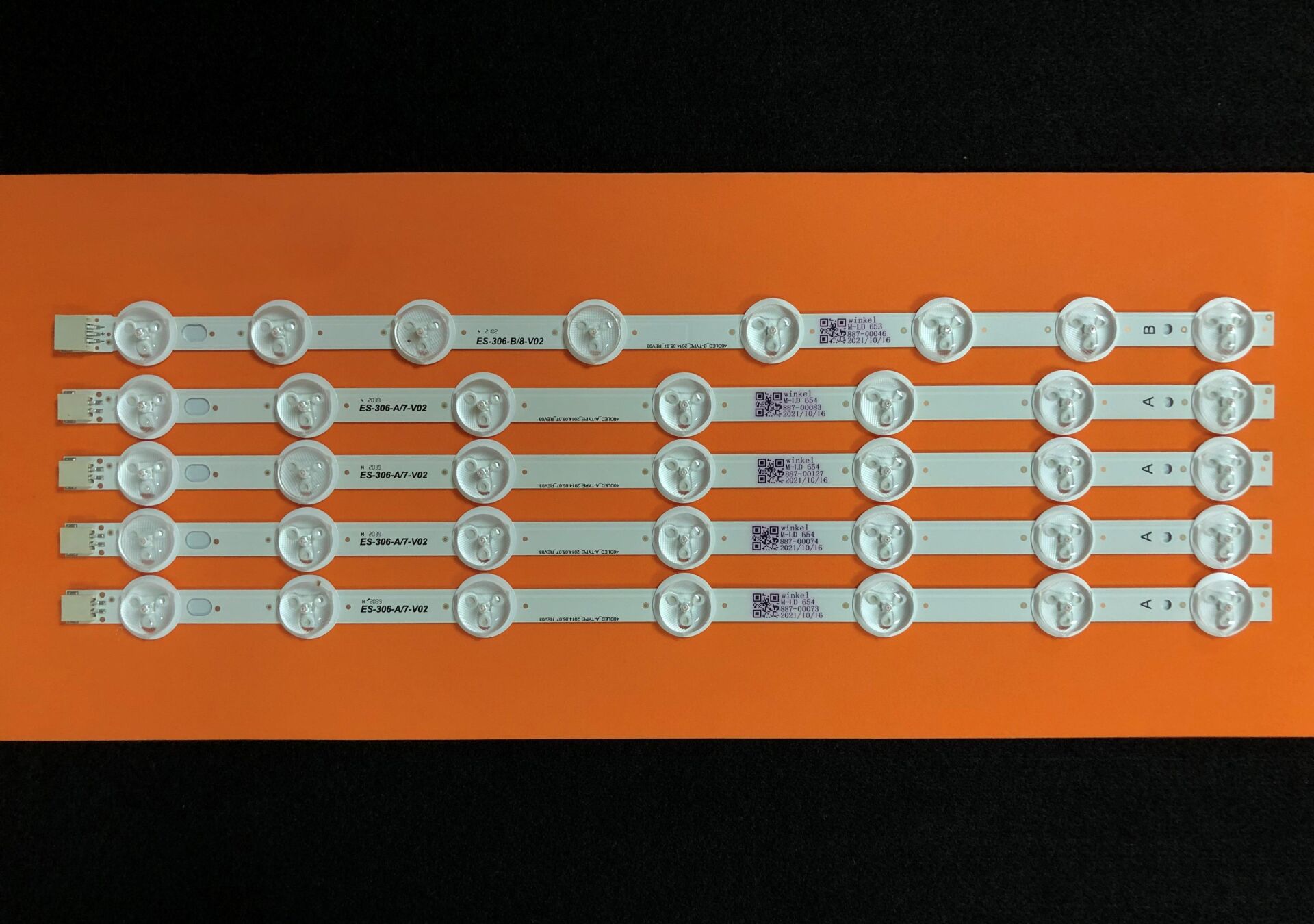 TV LED BAR-2043 TAKIM 5 Lİ-40FA5050 40SD6100 40R4012F 40NX600(35,5 CM)C132-141-E306 WİNKEL
