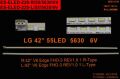 TV LED BAR 2213 2 Lİ ÇUBUK-42LV3550-42LV375-42LW4500-42LV3400-ELED-220-WİNKEL
