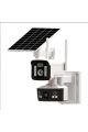 O-KAM 3920 4G SİM KARTLI Solar 6MP PTZ 2Lens 3 Görüntü IP Kamera