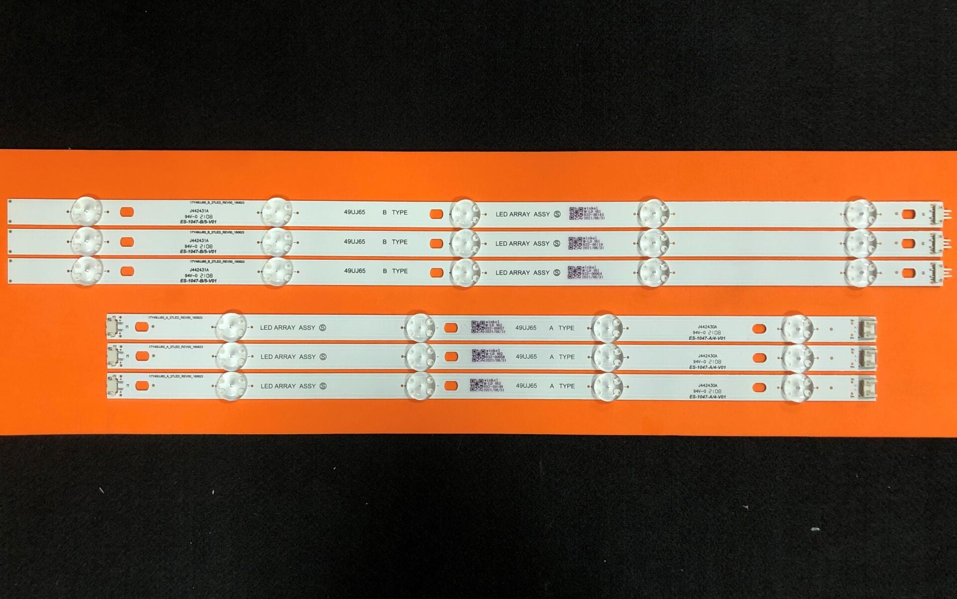 TV LED BAR 2200 TAKIM 6 LI-49UJ651V.49UJ701V-49UJ65 B TYPE 49UJ65 -WİNKEL