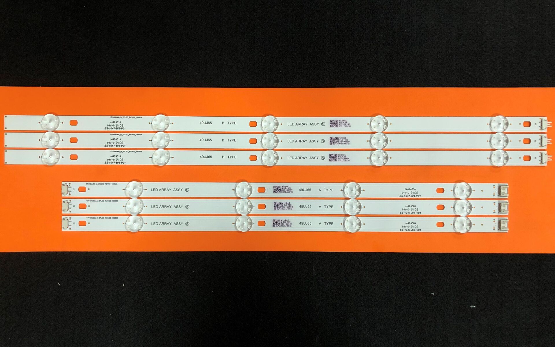 TV LED BAR 2200 TAKIM 6 LI-49UJ651V.49UJ701V-49UJ65 B TYPE 49UJ65 -WİNKEL