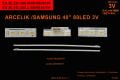 TV LED BAR 2323 2 Lİ ÇUBUK-A40LB8467 A40LB6323 A40LW8467 A40LW7336-ELED-300-WİNKEL