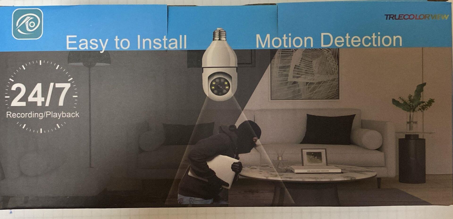 O-KAM 4045 Wifi Ampül Kamera 1 Lens Mikrofonlu