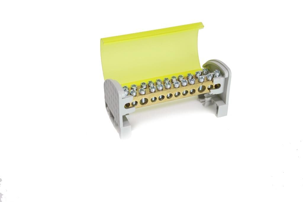 DAĞITIM ÜNİTESİ KAPAKLI 125 AMPER 7X12MM 2+10 DELİKLİ 2 KUTUPLU ÇETSAN