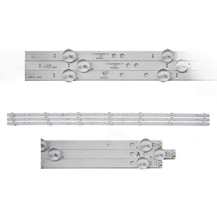 TV LED BAR 2531 TAKIM 3 LÜ-43R6520-43LL3A63-43R654-43F9500-43F8500-WİNKEL