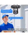 ZTECH ZR-Z6PRO WİFİ KAMERA 4 LENS - KÖŞELER AYARLI - MİKROFON + HOPARLÖR + ALARM