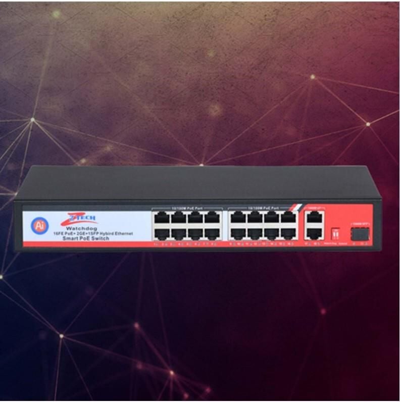 STARLİNK P1602 16+2+1 POE SWİTCH 260w +2 10/100/1000 SFP