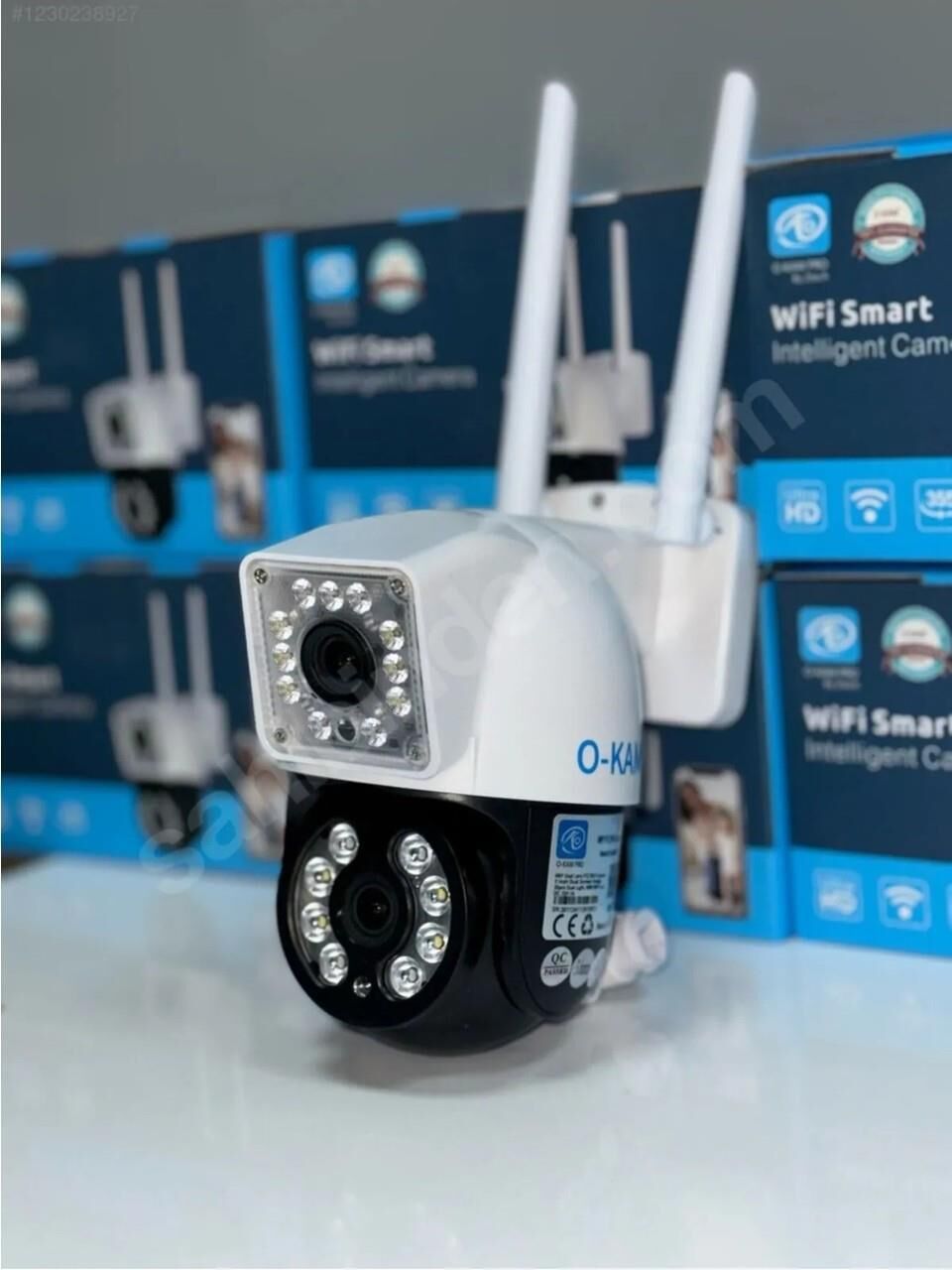 O-KAM 3011 Wifi 2Lens Alarm+Siren+Işık+Sesli Kamera