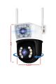 O-KAM 3011 Wifi 2Lens Alarm+Siren+Işık+Sesli Kamera