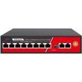 ZTECH ZR-1010 8+2+1 Poe Switch 10/100 Mbps+2 Lan 100/1000Mbps+1*SFP SLOT, 120W