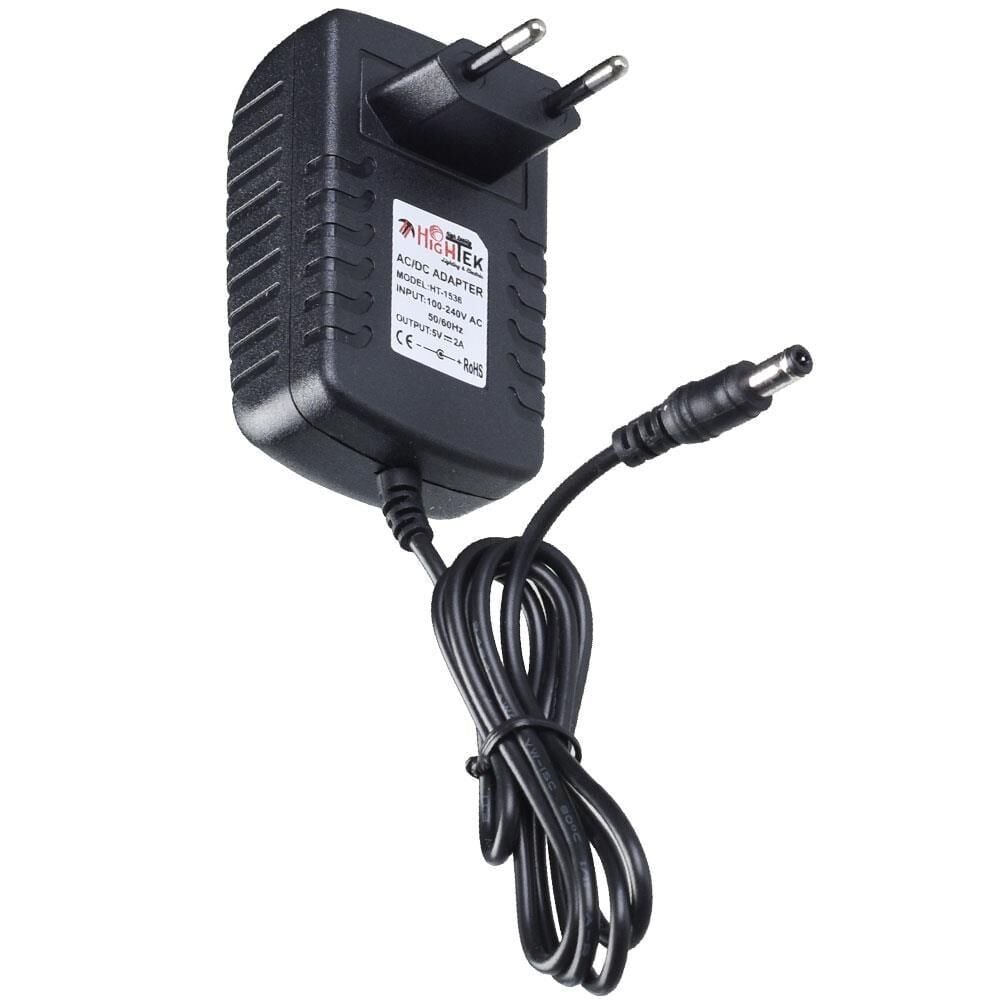 5 VOLT 2 AMPER PLASTİK KASA ADAPTÖR 5.5X2.5MM