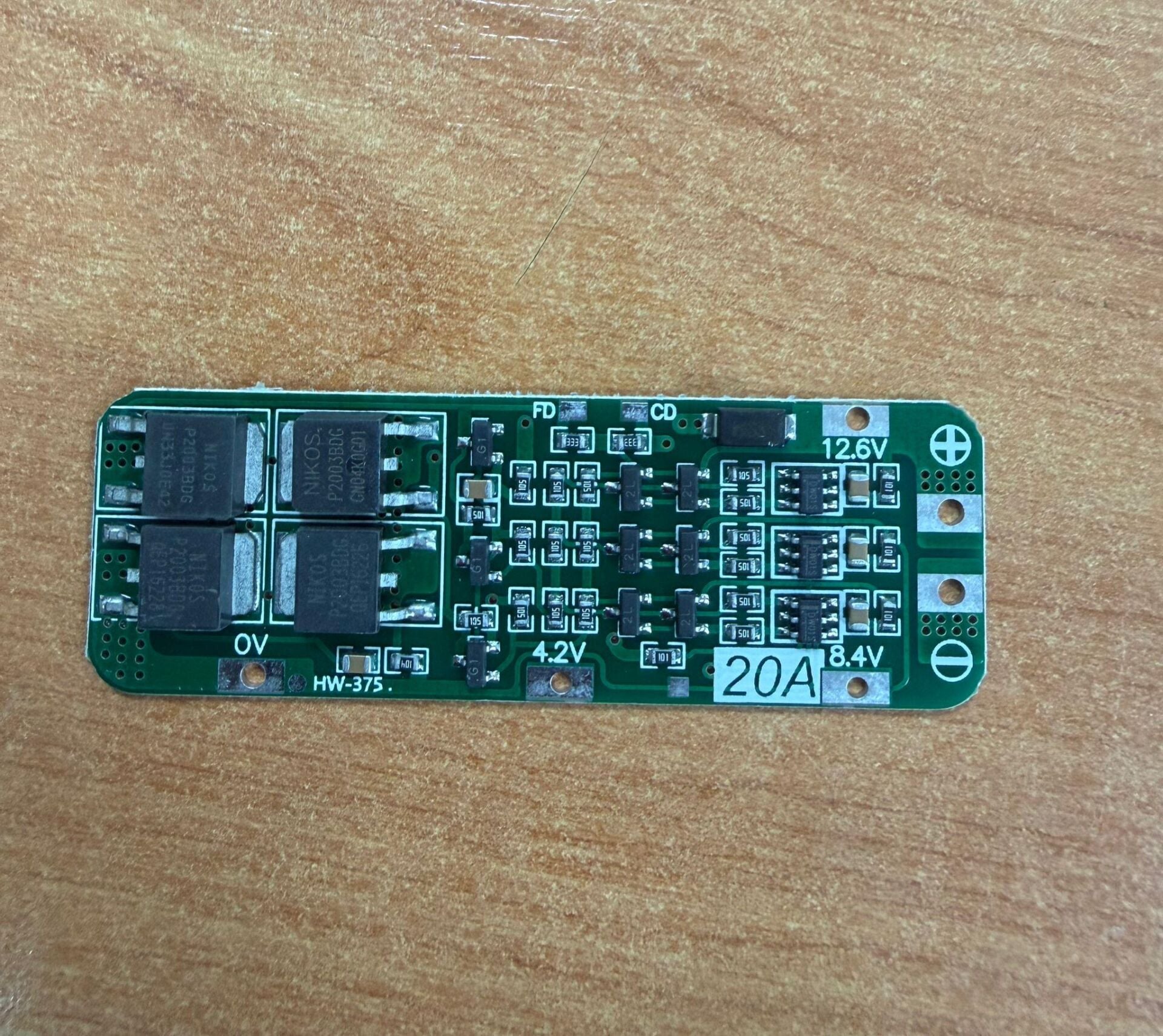 BMS 3S 20AMPER 12.6VOLT LİON PİL ŞARJ KORUMA DEVRESİ