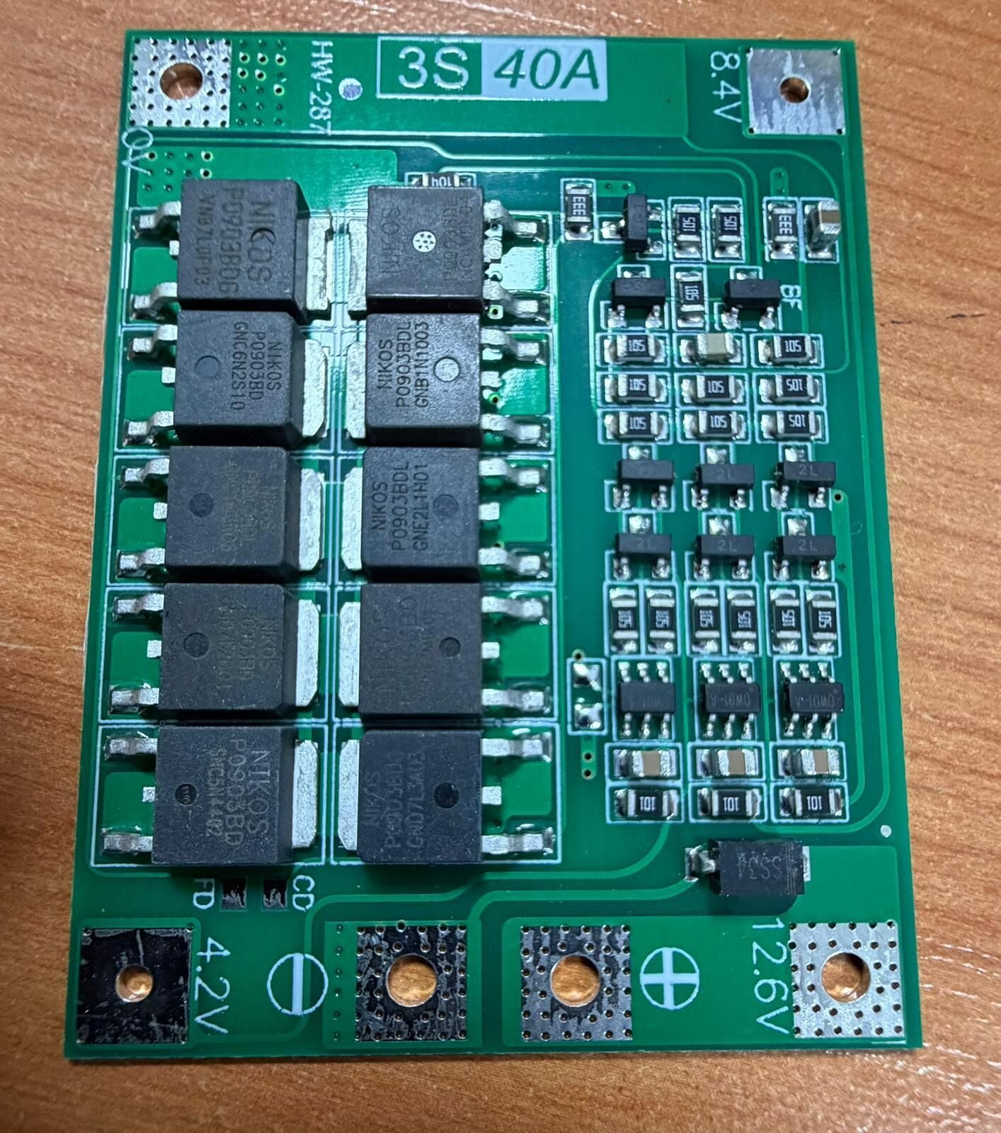 BMS 3S 40AMPER 12.6VOLT LİON PİL ŞARJ KORUMA DEVRESİ