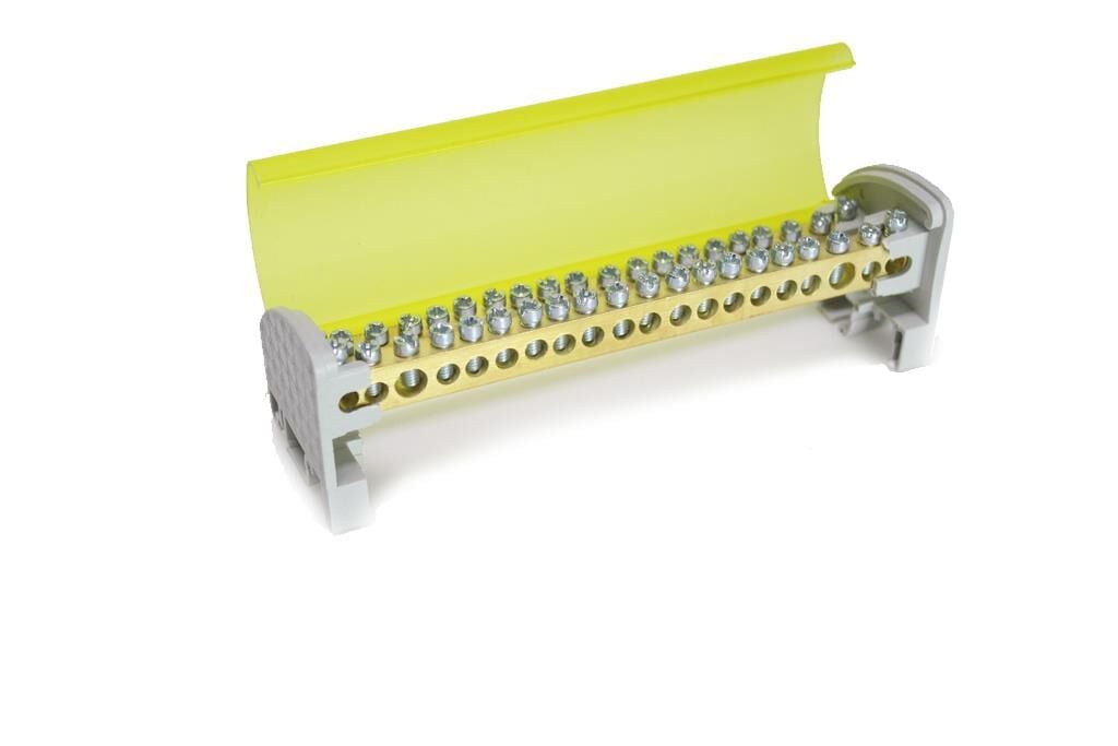 DAĞITIM ÜNİTESİ KAPAKLI 125 AMPER 7X12MM 2+18 DELİKLİ 2 KUTUPLU ÇETSAN