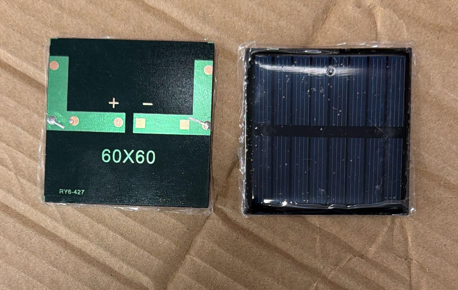 GÜNEŞ PANELİ 4.2 VOLT 6x6 CM
